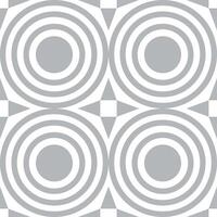 grey circle and star pattern on white background vector