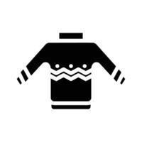 Sweater christmas for solid vector