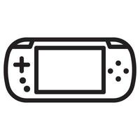 Game Device Line Icon vector