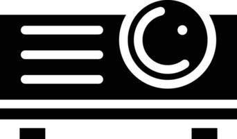 projector solid icon vector