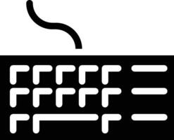 keyboard solid icon vector