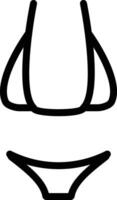 bikin icon outline vector