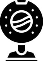 table fan solid icon vector