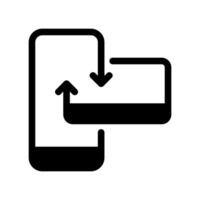 Smartphone with Card and Arrow for Mobile Banking Transfer vector