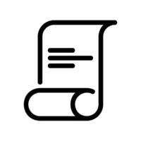 Historical Document Scroll or Ancient Parchment vector