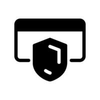 Credit Card Protected by a Shield Symbolizing Secure Transactions vector