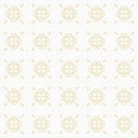 Elegant seamless pattern with geometric floral line art in soft colors. Ideal for wallpaper, textile, branding, and decorative backgrounds vector