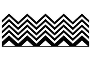 A black and white chevron pattern design vector