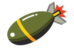 Exploding bomb graphic design vector