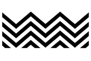 Abstract black and white chevron pattern design vector