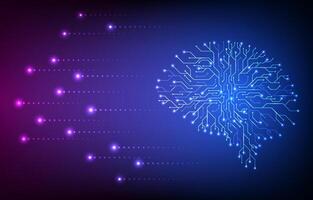 Data network and digital technology background design featuring futuristic electronic transformation concept. vector
