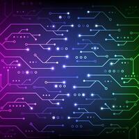 Circuit board background. featuring futuristic electronic technology network concept. vector