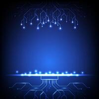 Digital circuit board background. Featuring futuristic technology concept. Design for motherboard cyberpunk electronic. vector