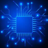 Futuristic Technology Cyber Circuit Design for digital networks and electronic. vector
