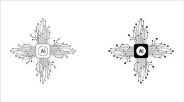artificial intelligence processor chip vector