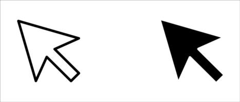 Computer mouse click pointer cursor arrow. Mouse cursor arrow. Cursor icon vector