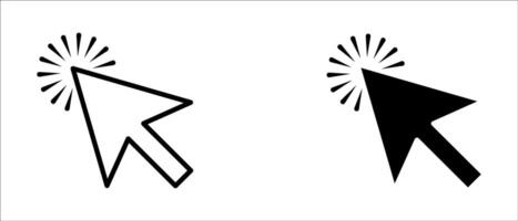 Cursor icons set arrow forms, mouse click cursor set, arrow pointer. Computer mouse click cursor gray arrow icons set. Cursor icon. Computer click icon. vector