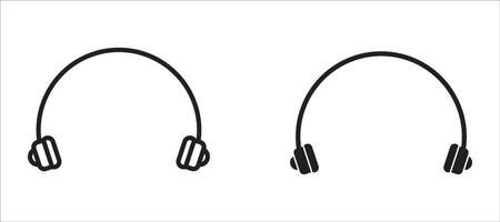 Headphone Icon. Clean and Scalable Design for Apps and Branding. For your website, logo, app, UI design. Illustration, isolated on white background. vector