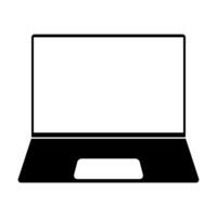 Laptop with icon. Notebook icon.on white background, eps 10 vector