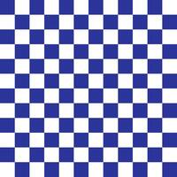 Classic Blue and White Checkerboard Pattern - Timeless Design Element vector