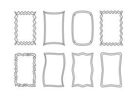 Decorative Frames Collection, Unique Border Designs and Ornate Picture Frames vector