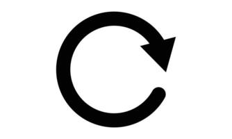 Refresh Button Icon Illustration Design vector