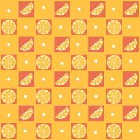 seamless pattern with lemon. Patterns with lemon slices. Background image with citrus fruits lemon and orange. Background image for wallpaper. screensaver, cover, wrapping paper vector