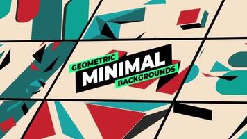 geométrico mínimo fundos motion_graphic