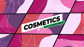 Cosmetics Backgrounds for Digital Design motion_graphic