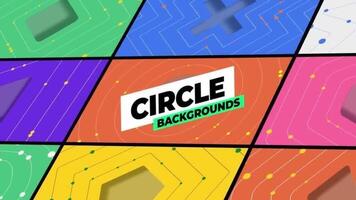 círculo fundos para profissional usar motion_graphic