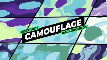 abstrato camuflar fundos motion_graphic