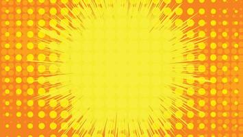 abstract background with yellow and orange graphic dots pattern vector