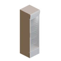 Isometric View Large Size Showcase 3D Render Illustration png