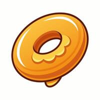 A donut icon on a white background vector