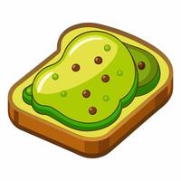 Avocado Toast Recipe. A Simple and Delicious Breakfast vector