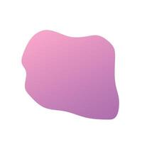 Glossy Gradient Flowing Form with Fine Lines vector