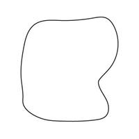 Dynamic Flowing Outline Shape vector