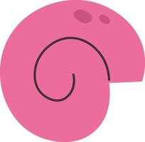 Abstract Snail Shell Design vector