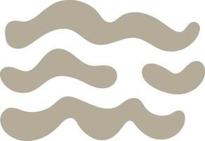 Abstract Wavy Line Pattern vector