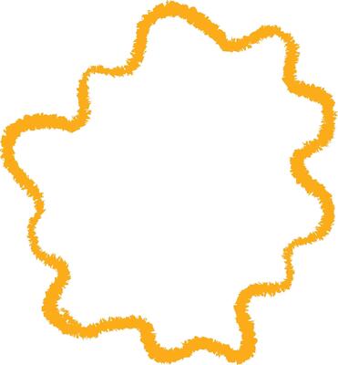 Crayon Style Irregular Frame