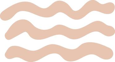Abstract Wavy Lines Pattern vector