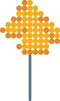 Geometric Tree Circle Pattern vector