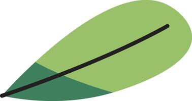 Simple Leaf Minimalist Shape vector