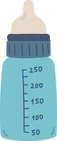 Baby Bottle with Measurement Marks vector