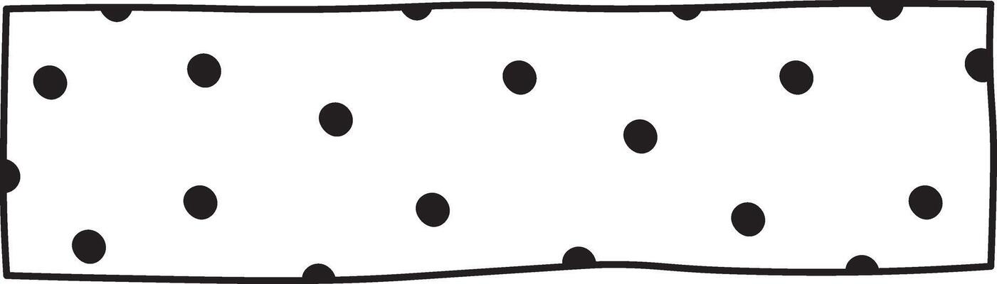 Polka Dot Pattern Washi Tape Doodle