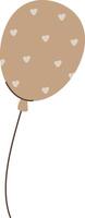 Balloon with Heart Pattern vector