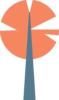 Abstract Minimalist Tree vector