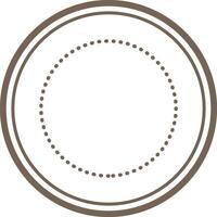 Circular Frame Border Badge vector