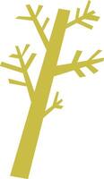 Abstract Tree Paper Cut Element vector