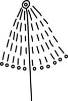 Abstract Doodle Tree Design Element vector